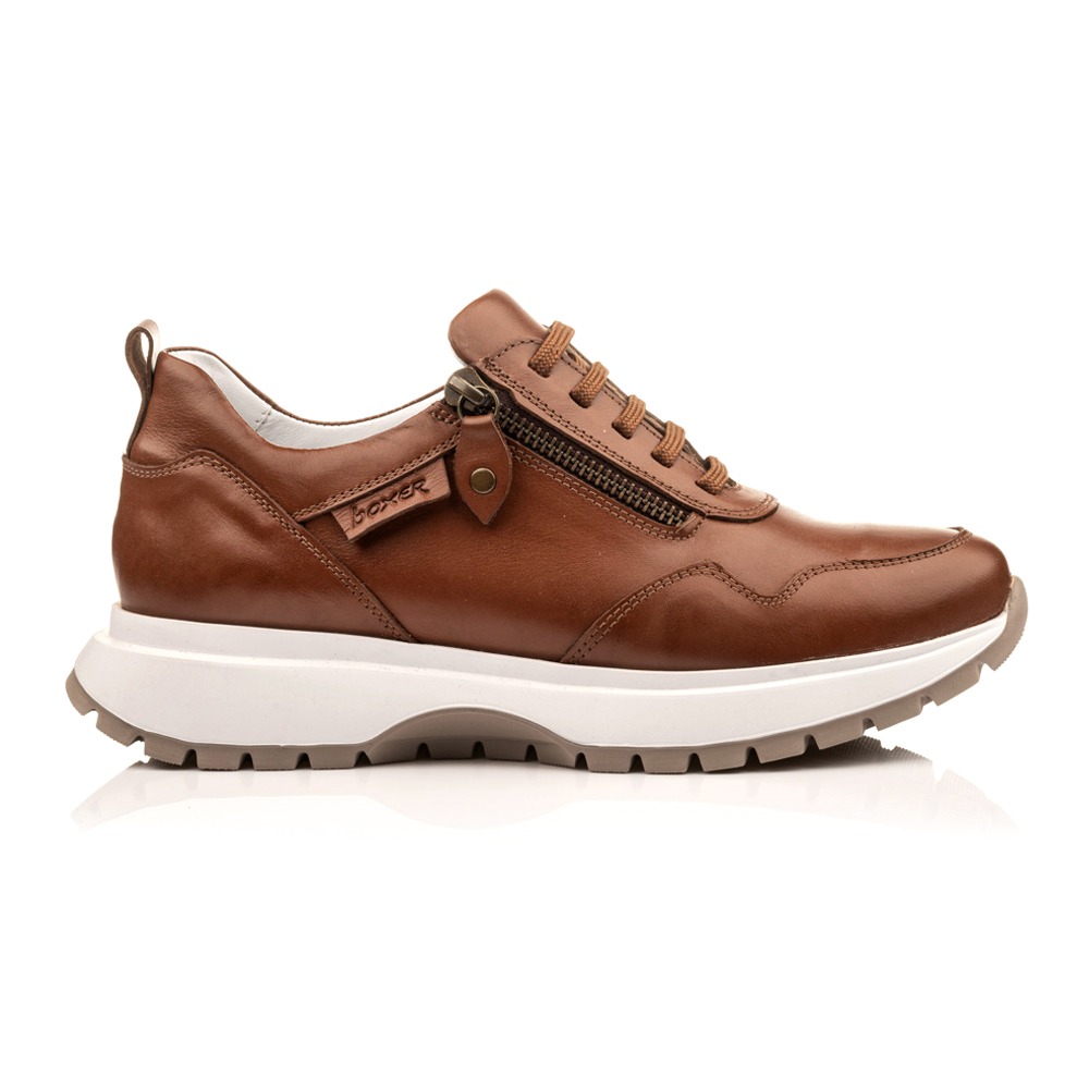 Boxer 53601 Γυναικεία Δερμάτινα Sneakers Ταμπά